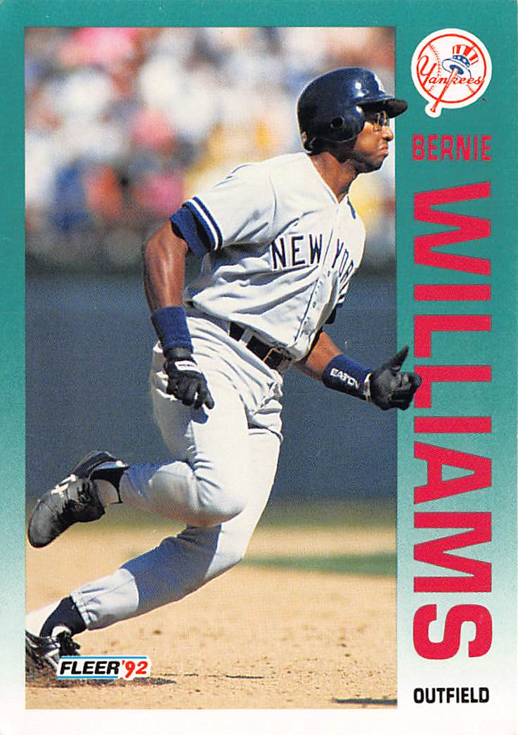 1992 Fleer #247 Bernie Williams