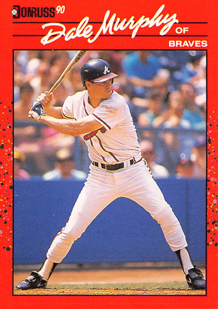 1990 Donruss Aqueous Test #168 Dale Murphy