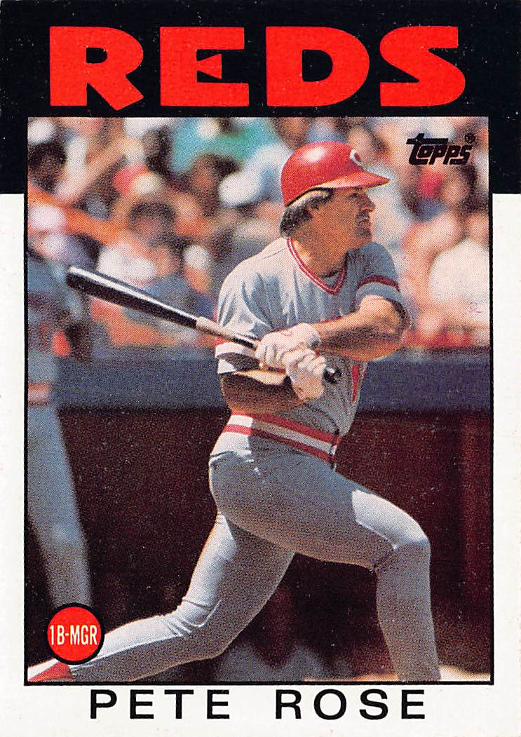 1986 Topps #1 Pete Rose