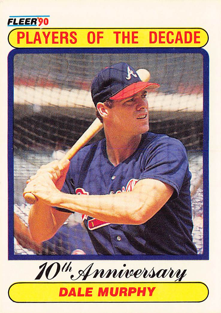 1990 Fleer #623b Dale Murphy