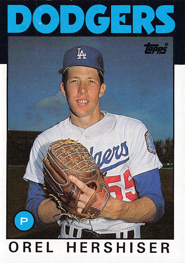 1986 Topps #159 Orel Hershiser