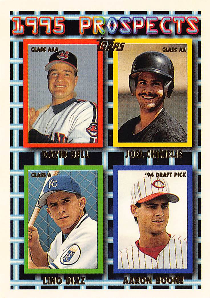 1995 Topps #581 David Bell / Aaron Boone RC