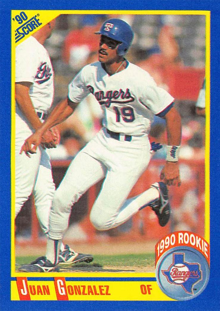 1990 Score #637 Juan Gonzalez