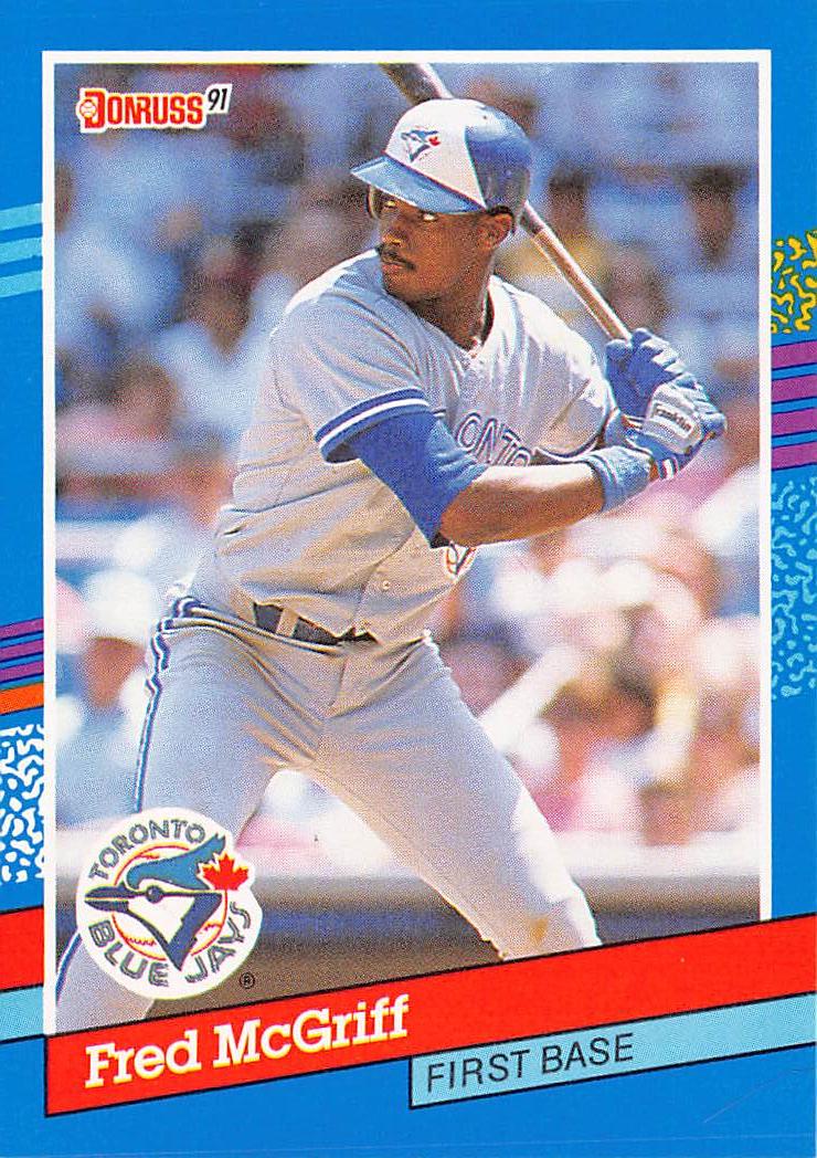 1991 Donruss #261 Fred McGriff