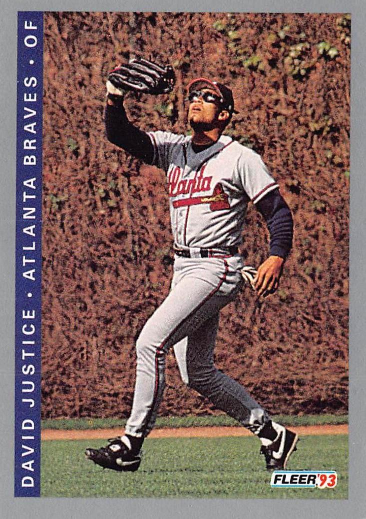 1993 Fleer #367 David Justice