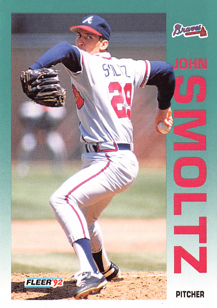 1992 Fleer #371 John Smoltz
