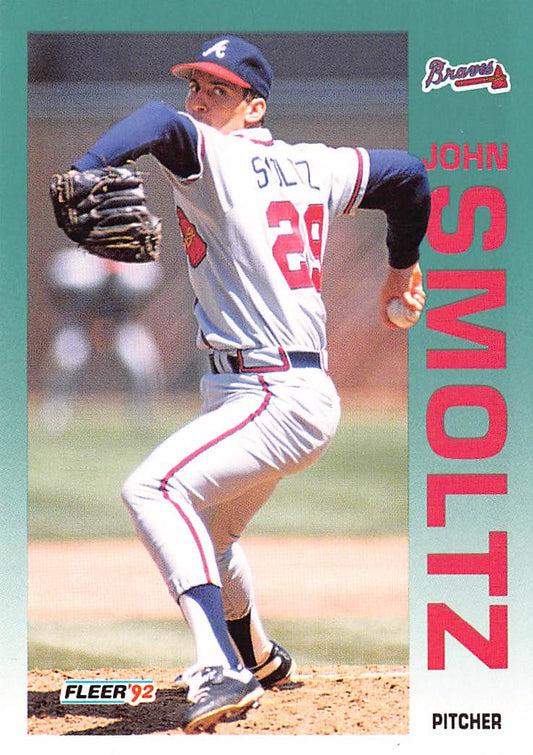 1992 Fleer #371 John Smoltz
