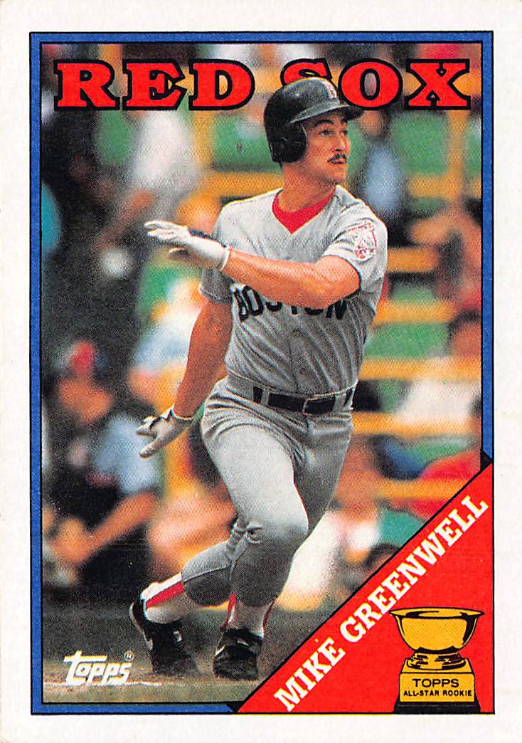 1988 Topps #493 Mike Greenwell