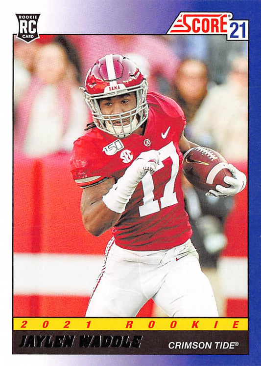 2021 Score #TB7 Jaylen Waddle 1991 Throwback