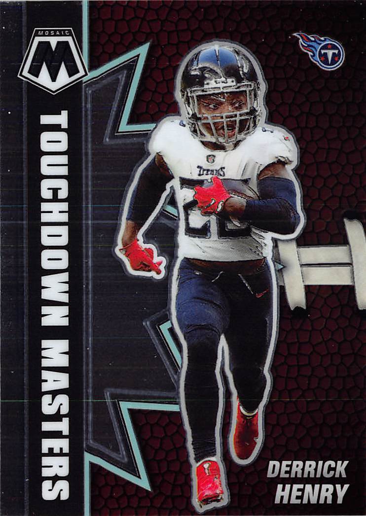 2021 Panini Mosaic #TM-3 Derrick Henry Touchdown Masters