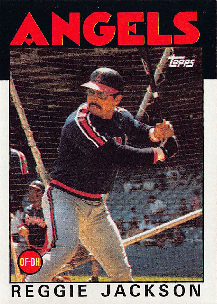 1986 Topps #700 Reggie Jackson