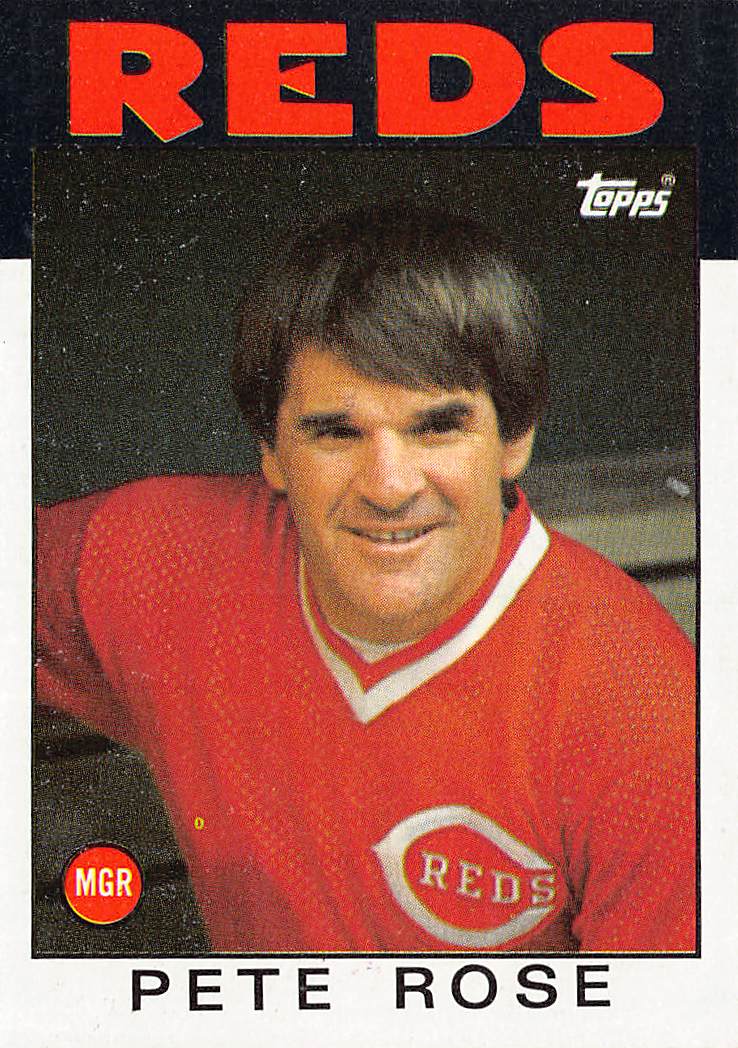 1986 Topps #741 Pete Rose