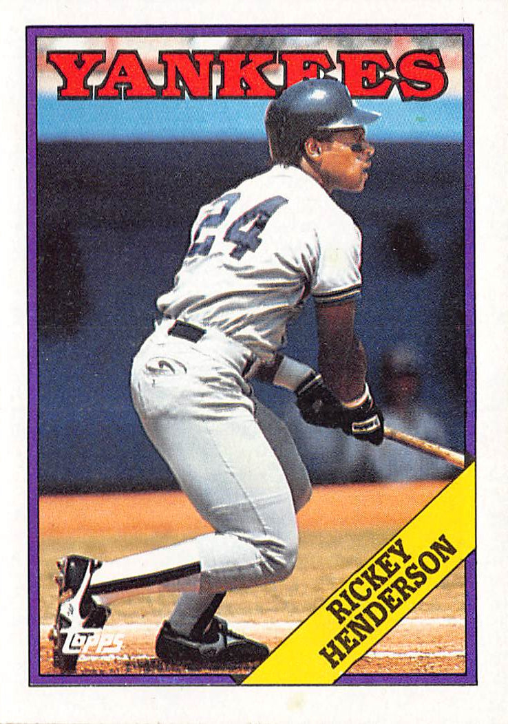 1988 Topps #60 Rickey Henderson