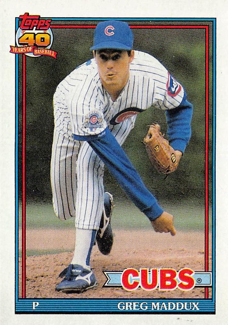 1991 Topps #35 Greg Maddux