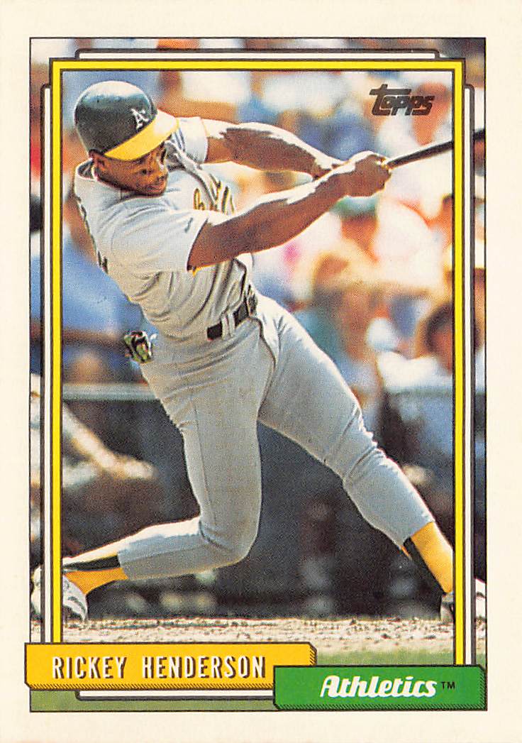 1992 Topps Micro #560 Rickey Henderson