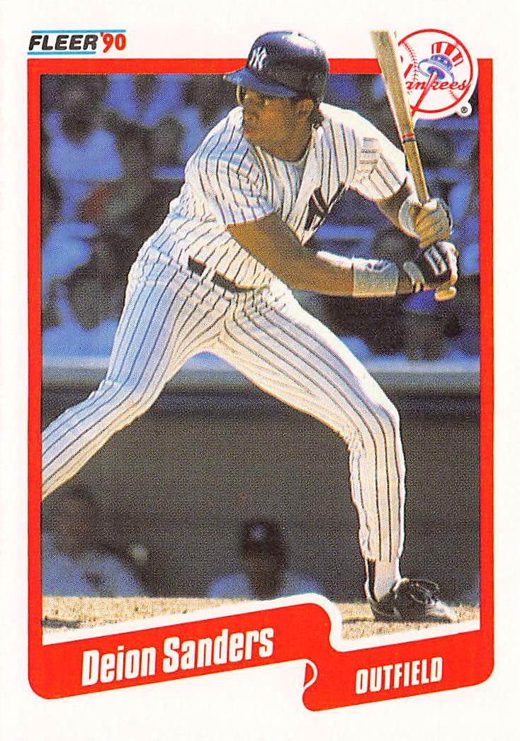 1990 Fleer #454 Deion Sanders