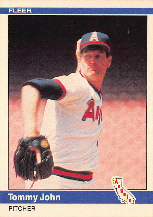 1984 Fleer #522 Tommy John