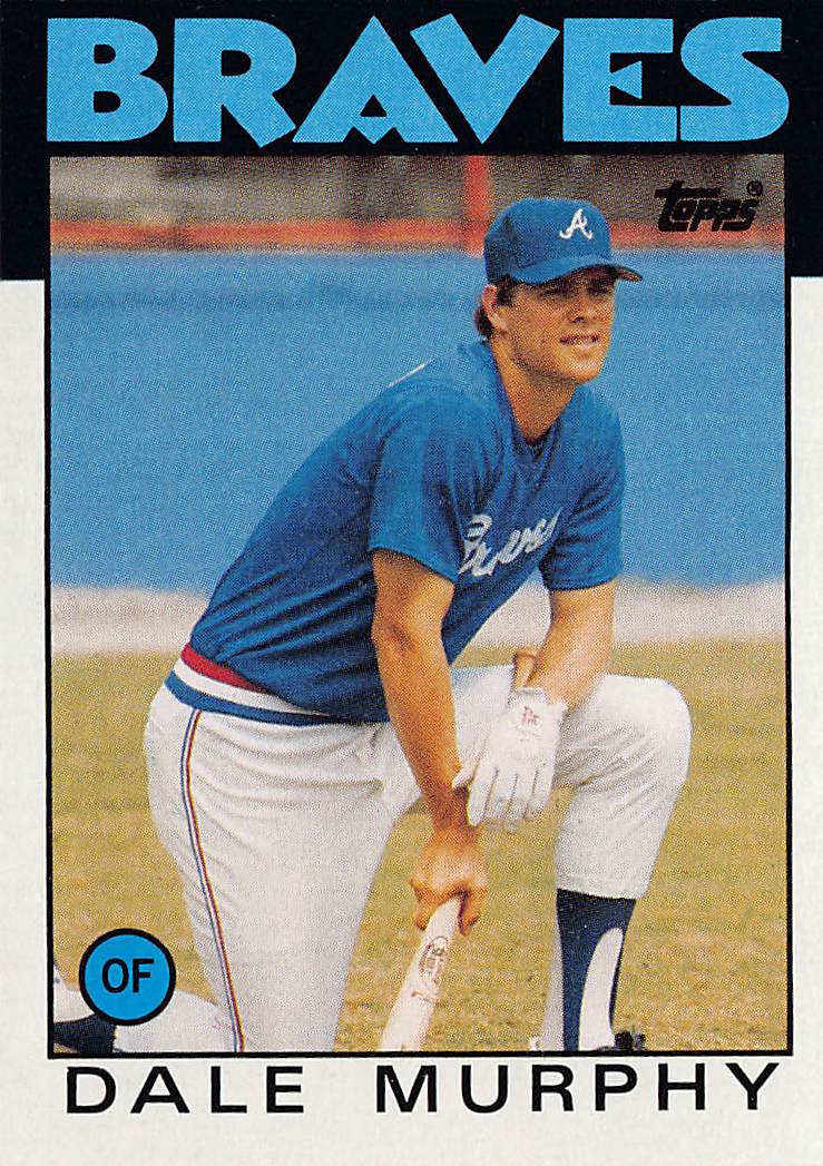 1986 Topps #600 Dale Murphy