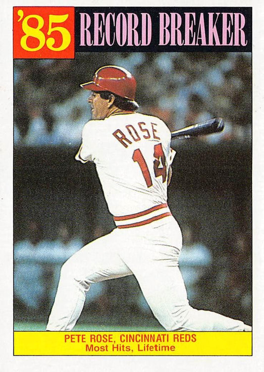 1986 Topps #206 Pete Rose