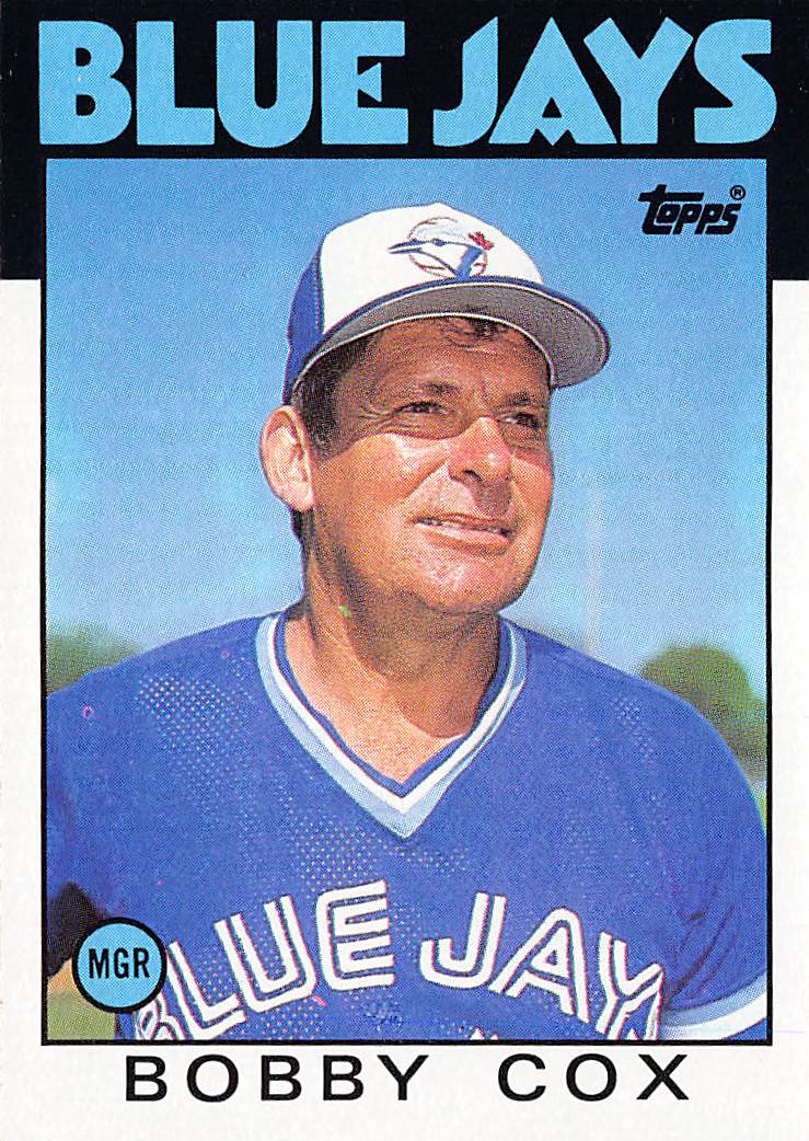 1986 Topps #471 Bobby Cox