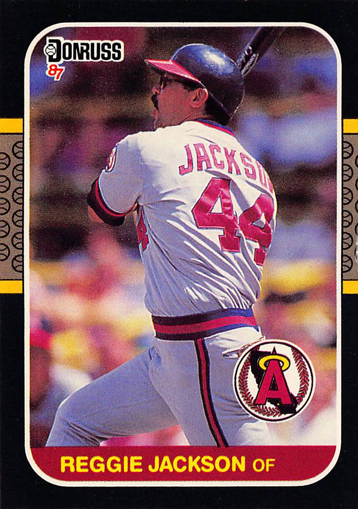 1987 Donruss #210 Reggie Jackson