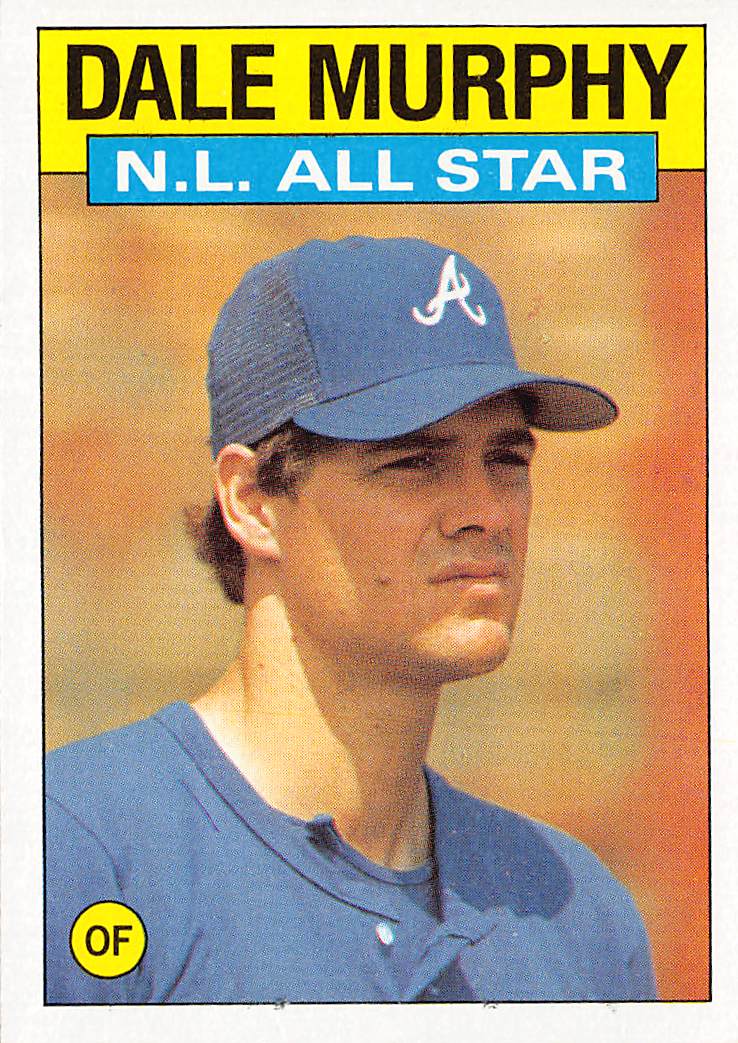 1986 Topps #705 Dale Murphy