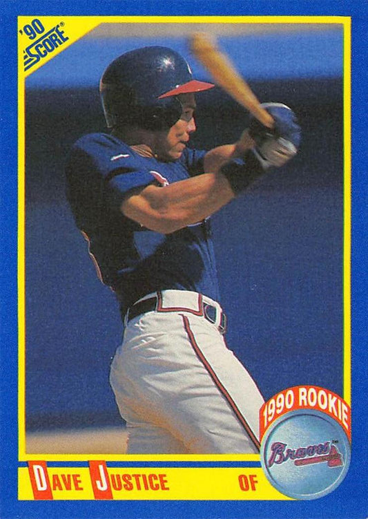 1990 Score #650 Dave Justice