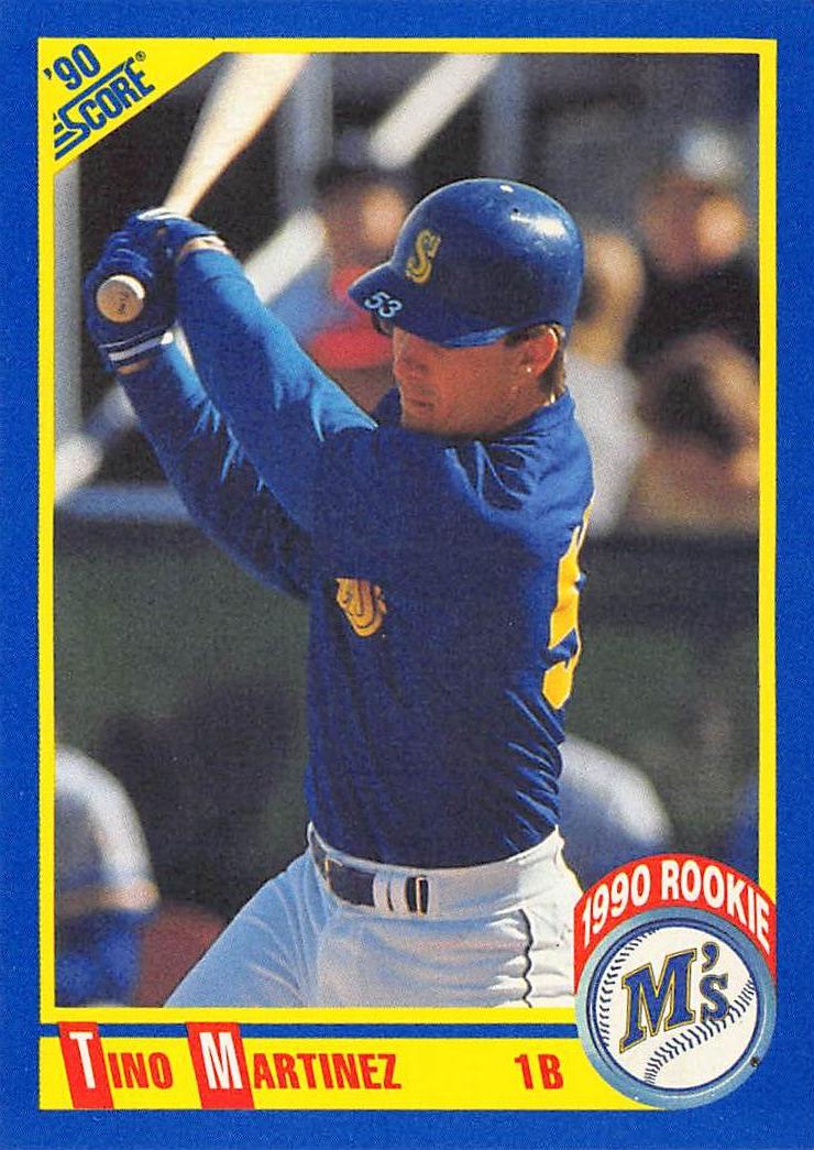 1990 Score #596 Tino Martinez