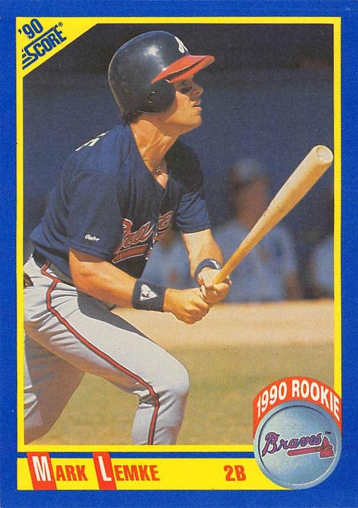 1990 Score #593 Mark Lemke