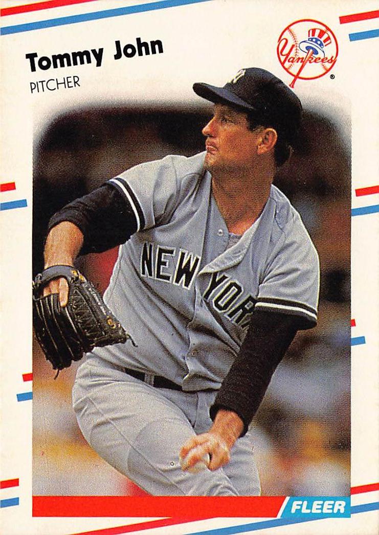 1988 Fleer #211 Tommy John