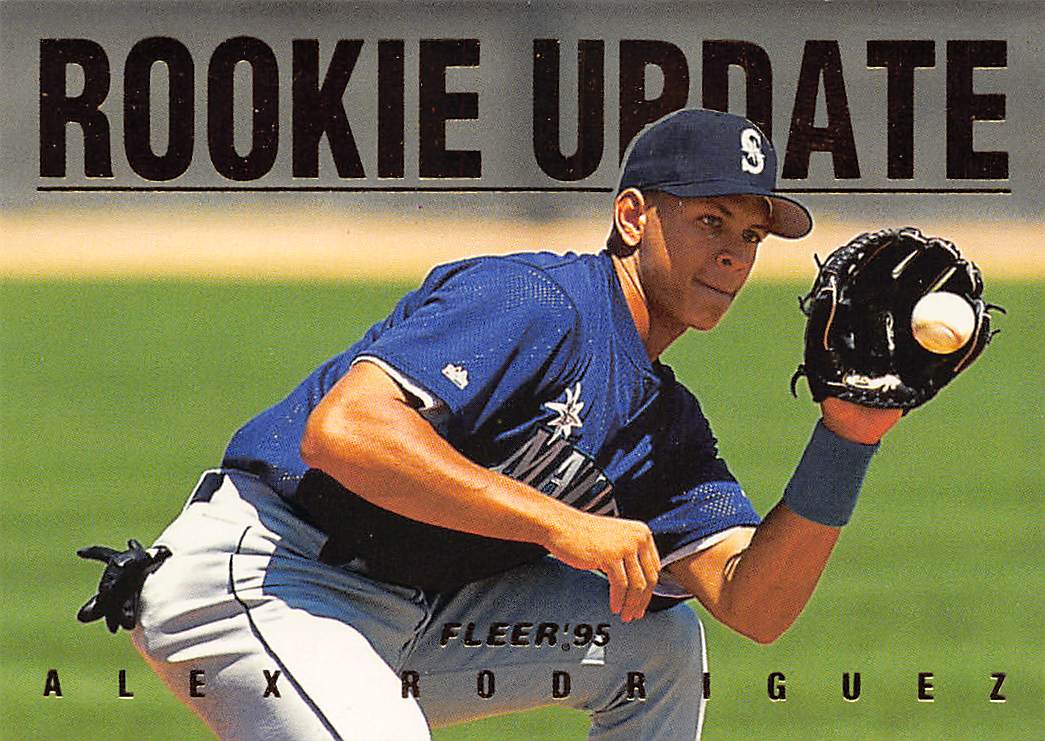 1995 Fleer Update #9 Alex Rodriguez Rookie Update
