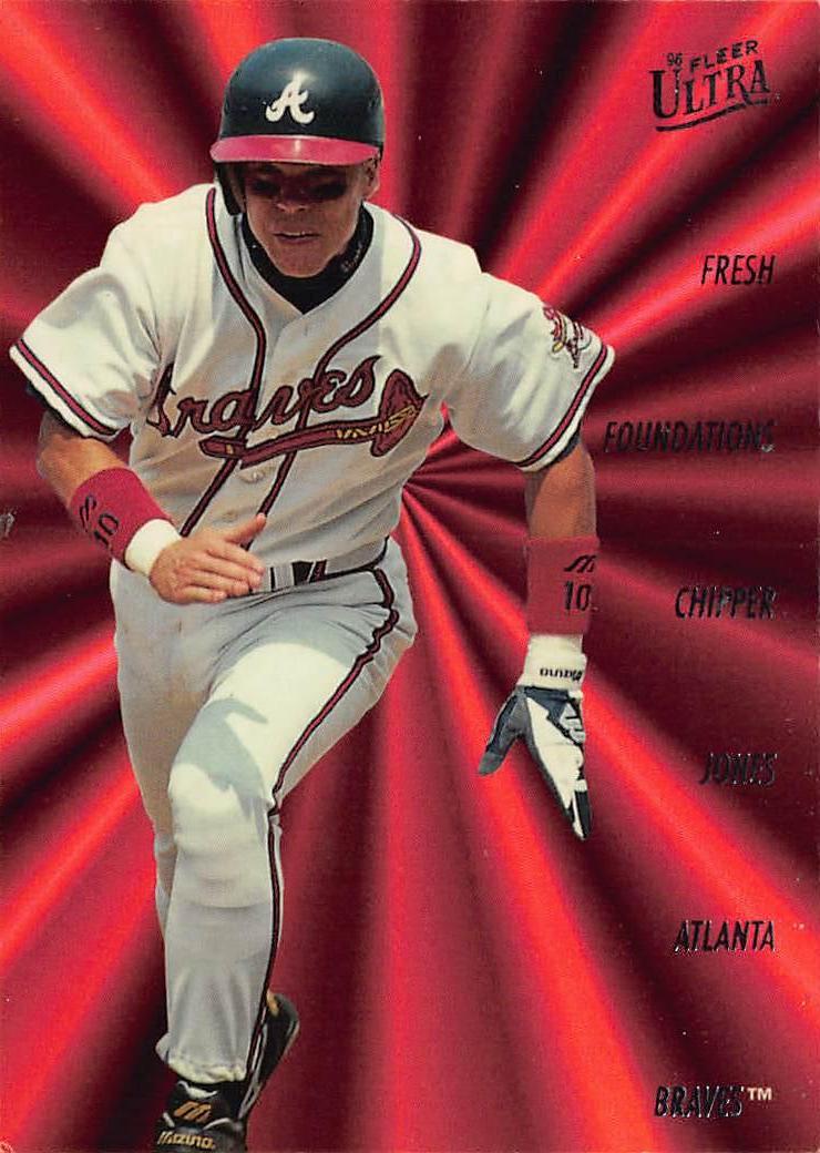 1996 Ultra #5 Chipper Jones Fresh Foundations
