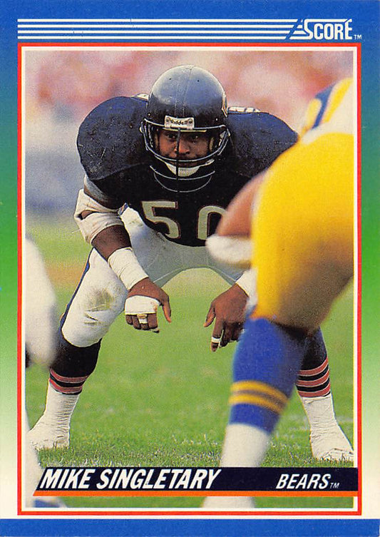 1990 Score 100 Hottest #44 Mike Singletary