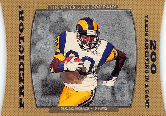 1996 Upper Deck #PH18 Isaac Bruce Predictors: Hobby