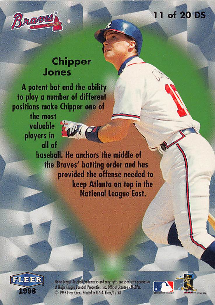 1997 Ultra #154 Chipper Jones